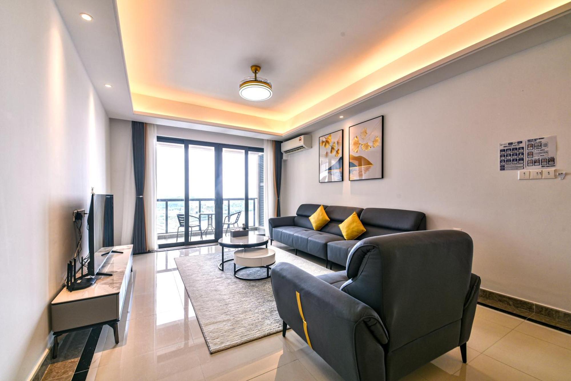 Apartment R&f Princess Cove Seine Region By Fuju With Seaview At Jb Centre#adjacent To Singapore#5 Mins Walk To Clq#self Check-in#free Parking *